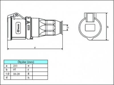 4X63A UZATMA PRİZİ IP44 - 2