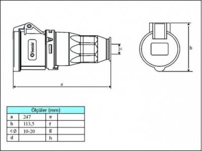 5X63A UZATMA PRİZİ IP44 - 2