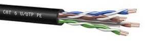 DATA KABLOSU CAT6 U/UTP 4X2X23 AWG PE HARİCİ (MAKARA) - 1