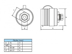 KAYNAK MAKİNA PRİZİ 50/150MM 400A - 2