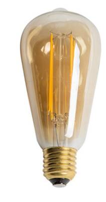 LED RUSTİK AMPUL 6W DİMMERLİ AMBER - 1