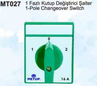 PAKO ŞALTER 1X16A KUTUP DEĞİŞTİRİCİ 1-0-2 - 1