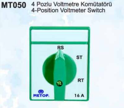 PAKO ŞALTER 4X16A VOLTMETRE KOMÜTATÖRÜ 4 POZ - 1