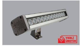 WALLWASHER 12 LEDLİ YEŞİL 12W 36CM - 1